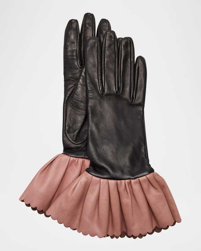 Danielle 3 Flare Leather Gloves